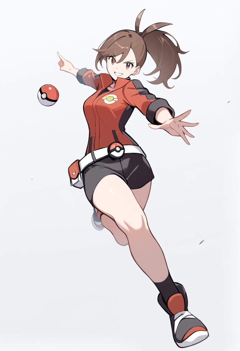 Pokemon trainer OC with signature Pokemon
