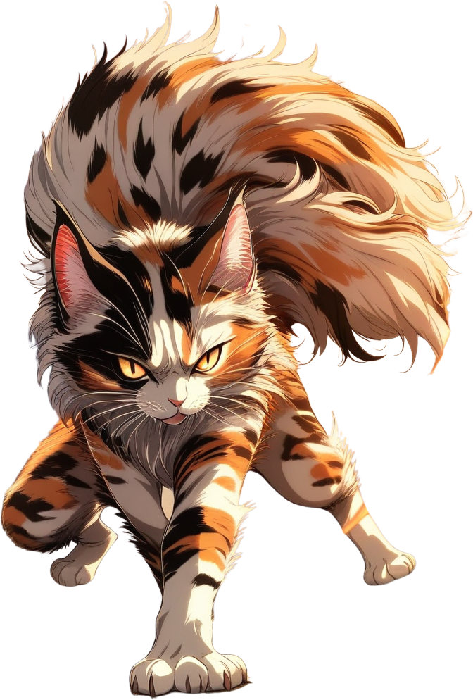 Warrior cats, catboy, blue grey cat ears and thick tail, ice blue eyes, blue grey shaggy hair, elder warrior scarred armor, walking staff, eye patch, wise weathered expression